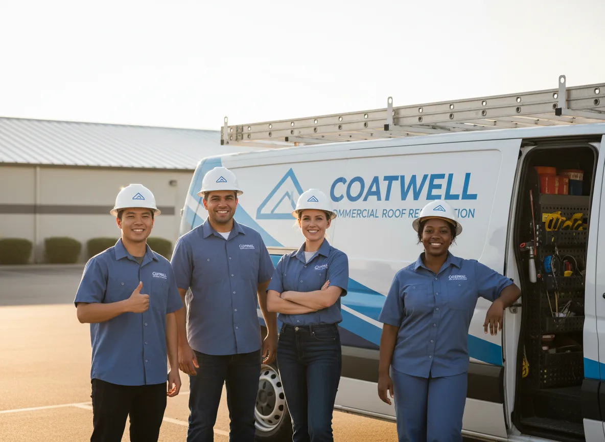 Commercial roof coating company in South Easton, MA